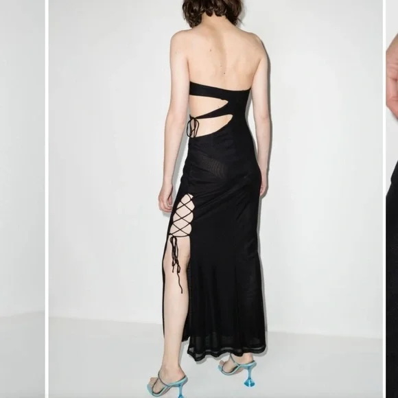 Rotate by Birger Christensen Malena cut-out maxi dress - Picture 3 of 5